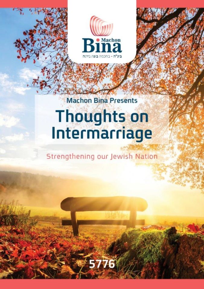 שער חוברת ההסברה thoughts on intermarriage 